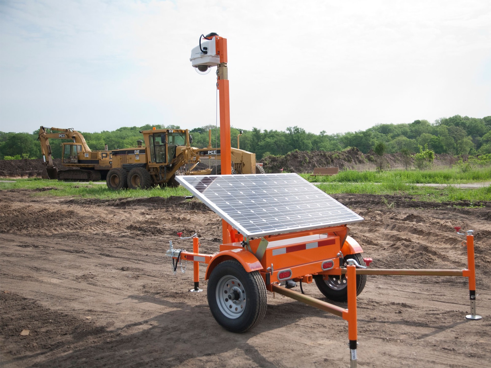 Solar-powered surveillance deployment for remote security monitoring